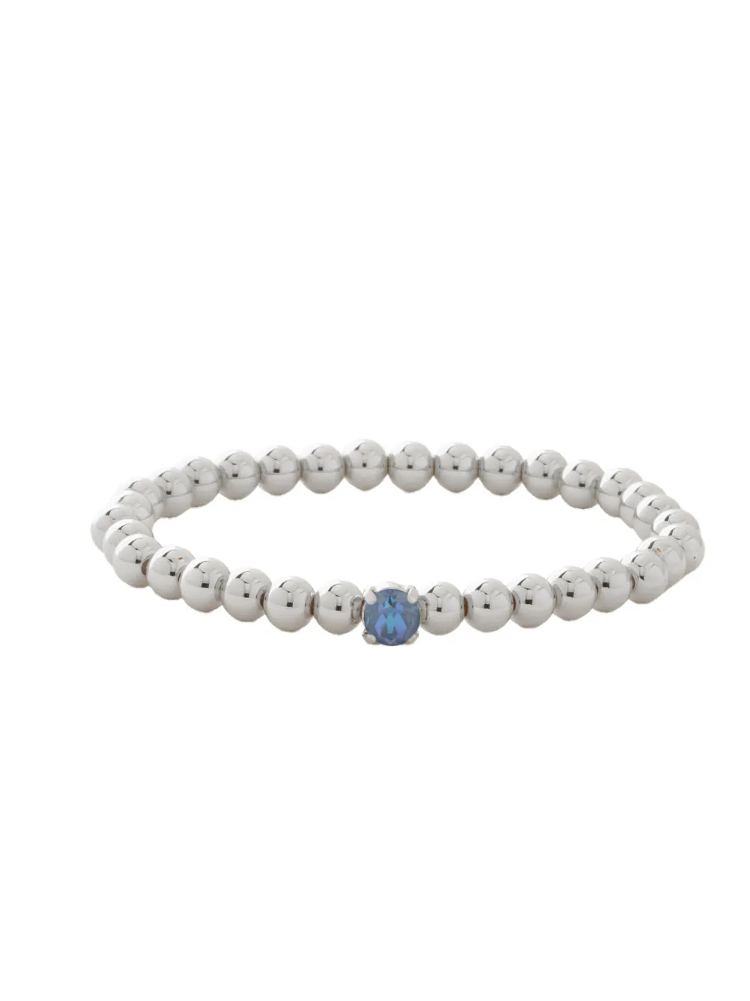 Mini Single Crystal Stretch Bracelet - BFN33PDOCD