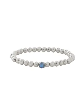 Mini Single Crystal Stretch Bracelet - BFN33PDOCD