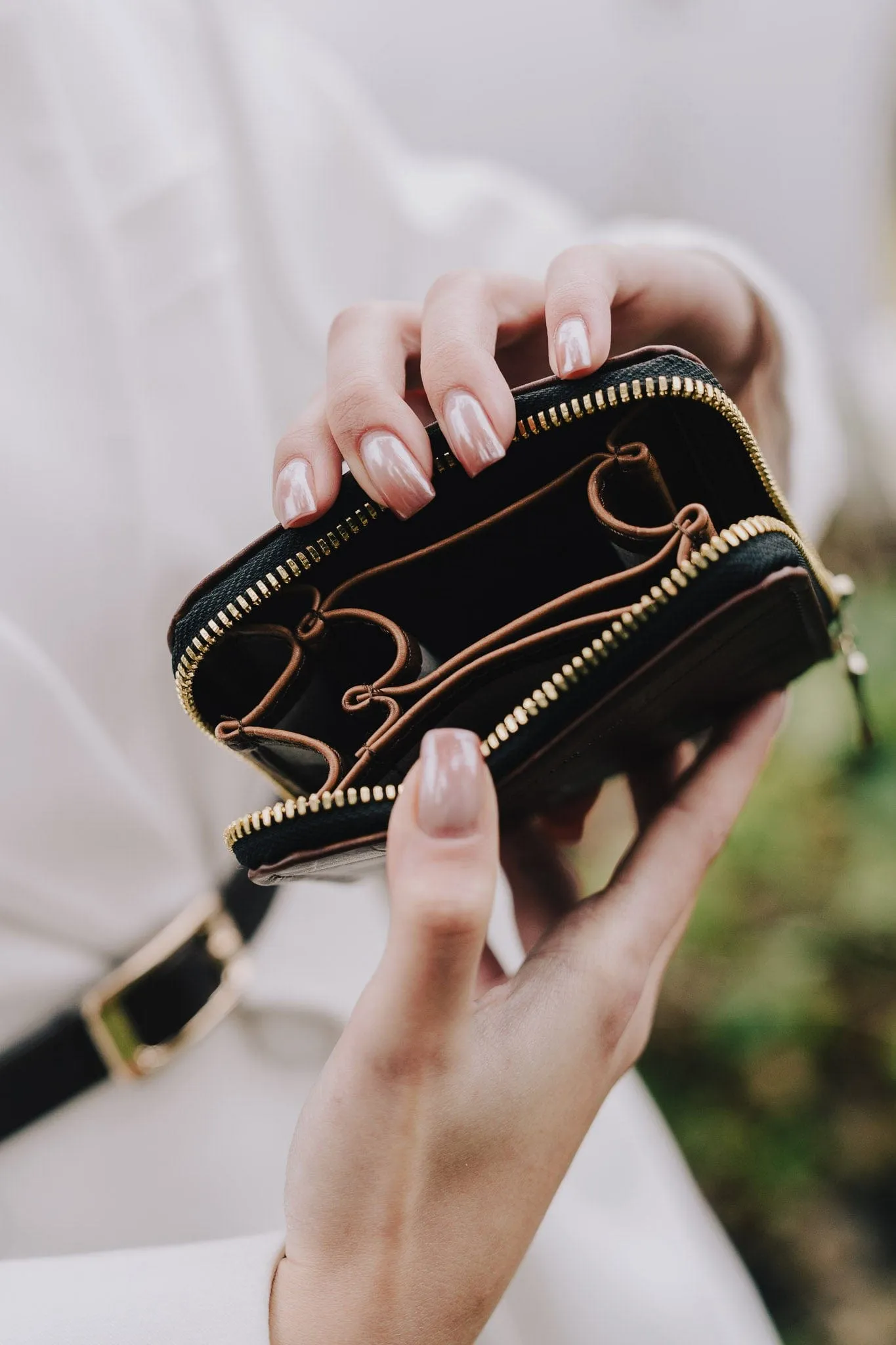 Multi Vegan Corn Leather Wallet | Brown Crocodile