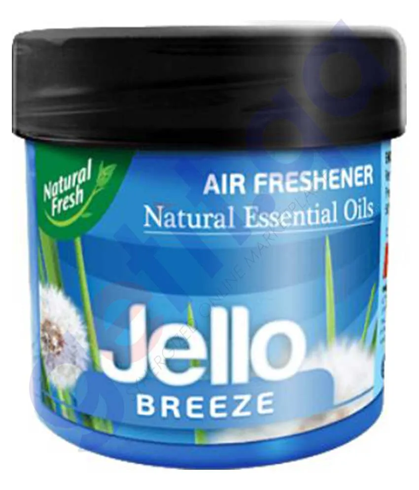 NATURAL FRESH AIR FRESHENER NATURAL ESSENTIAL OIL JELLO BREEZE 100GMS