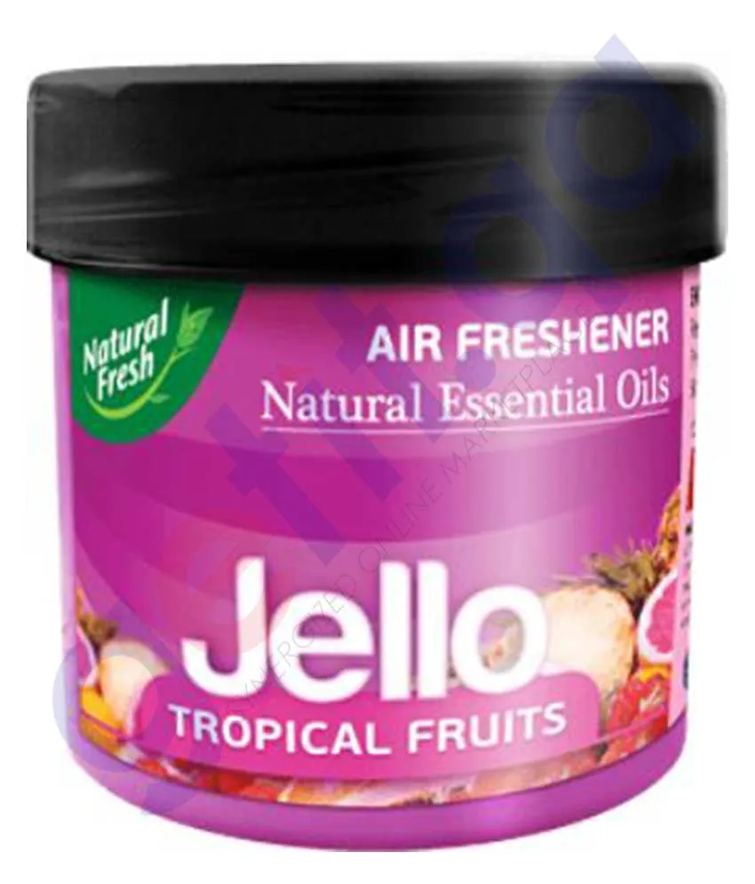 NATURAL FRESH AIR FRESHENER NATURAL ESSENTIAL OIL JELLO BREEZE 100GMS