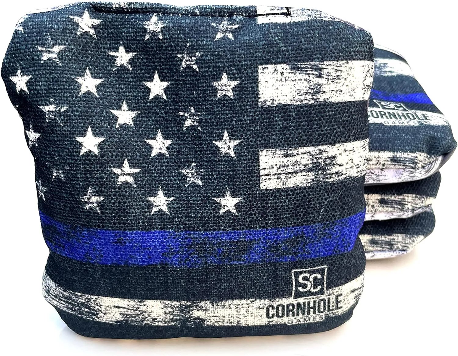 Professional Dual Sided Cornhole Bags- 16 oz 6x6 w/Premium Resin Fill - Official Tournament Slide/Stick Pro Bean Bags - Regulation/Approved