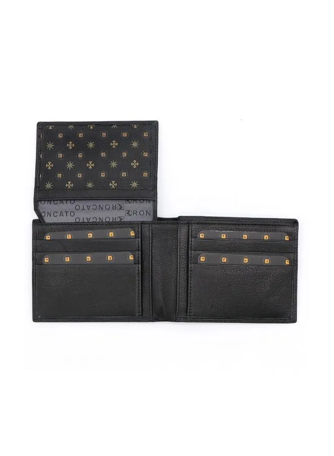 R Roncato Leather Wallet for Men, Compact and Classy Leather Wallet