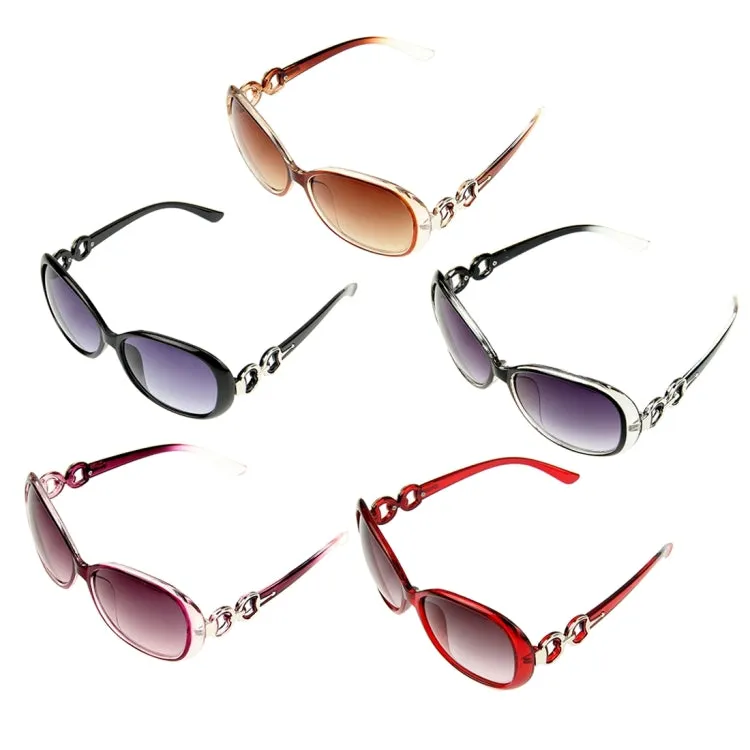 Retro UV400 UV Protection PC Frame AC Lens Sunglasses(Transparent black)