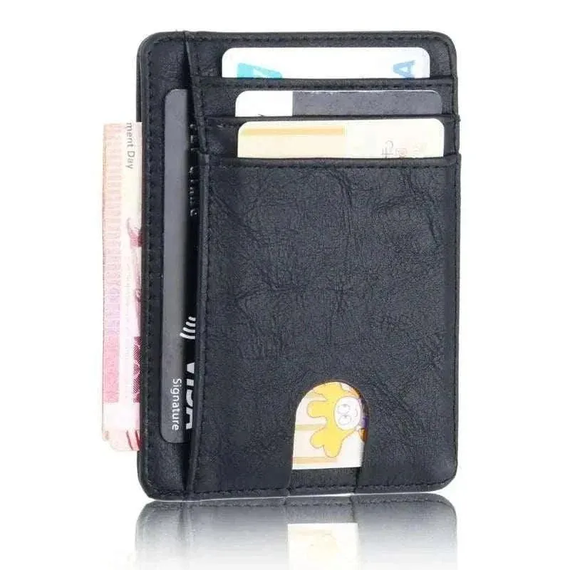 RFID Blocking Leather Wallet | Compact & Stylish Accessory - MCW001