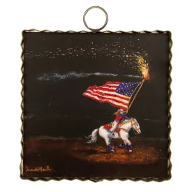 RTC Mini Gallery Charm - Rodeo Cowgirl