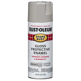 Rust-Oleum® Protective Enamel Spray Paint Gloss Pewter Gray