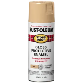 Rust-Oleum® Protective Enamel Spray Paint Gloss Sand