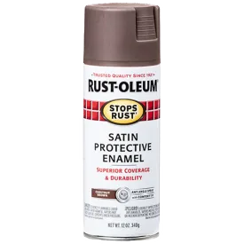 Rust-Oleum® Protective Enamel Spray Paint Satin Chestnut Brown