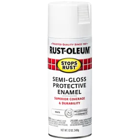 Rust-Oleum® Protective Enamel Spray Paint Semi-Gloss White