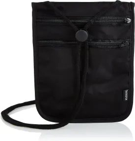 Samsonite RFID Security Neck Pouch, Black, One Size