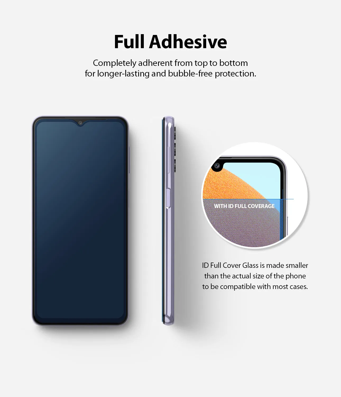 Samsung Galaxy A32 4G Screen Protector| Invisible Defender Full Coverage| Black