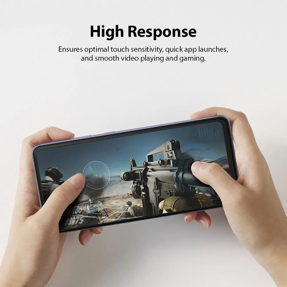 Samsung Galaxy A52 4G Screen Protector| Invisible Defender Full Coverage| Black