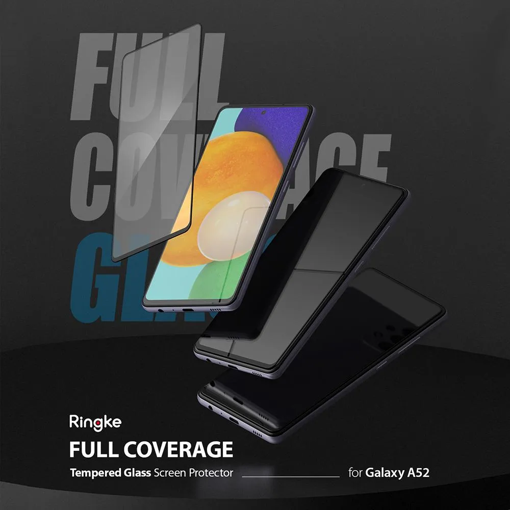 Samsung Galaxy A52 4G Screen Protector| Invisible Defender Full Coverage| Black