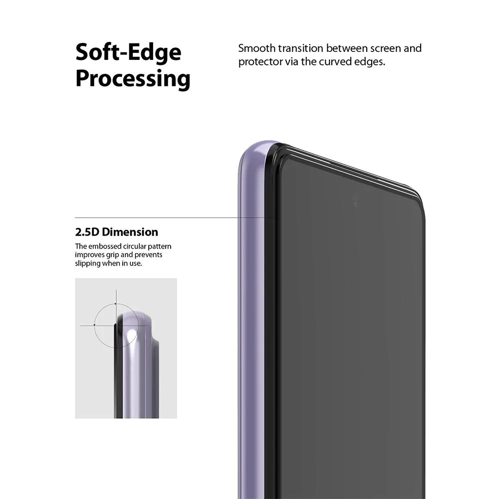 Samsung Galaxy A52 4G Screen Protector| Invisible Defender Full Coverage| Black