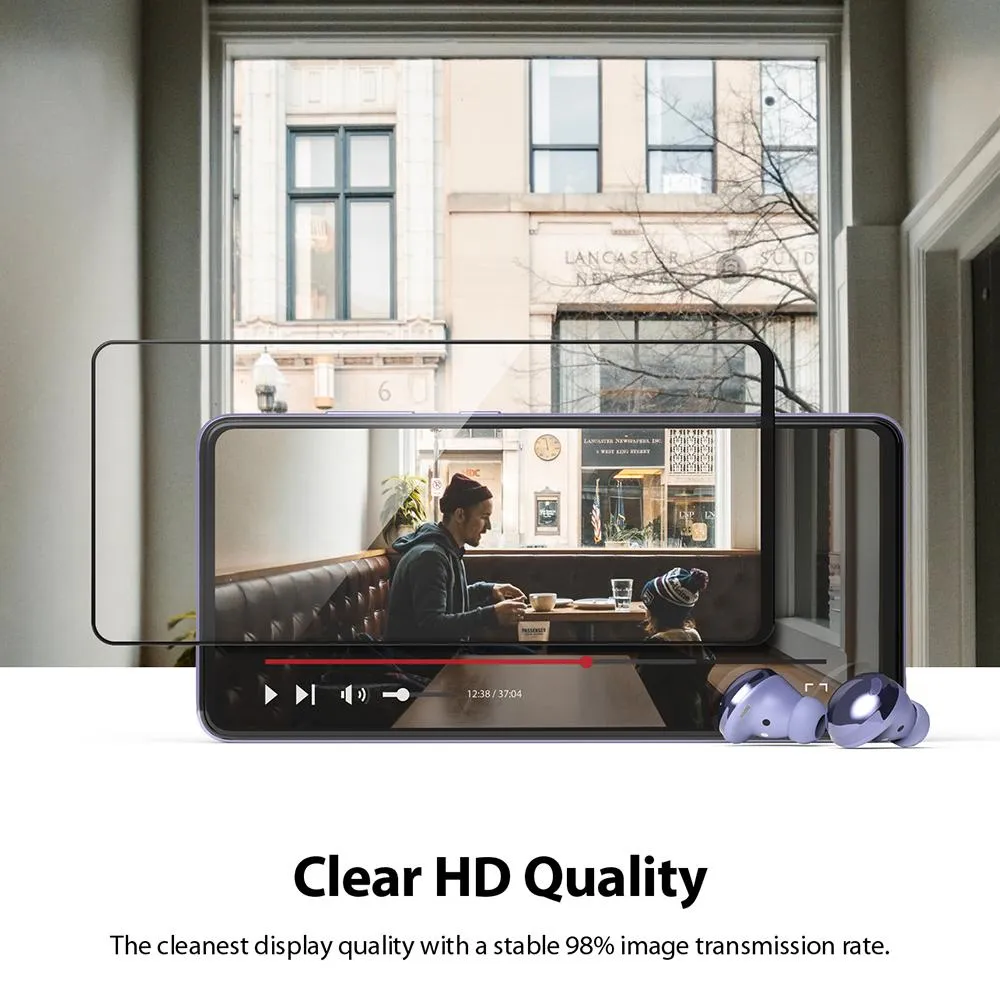 Samsung Galaxy A52 4G Screen Protector| Invisible Defender Full Coverage| Black