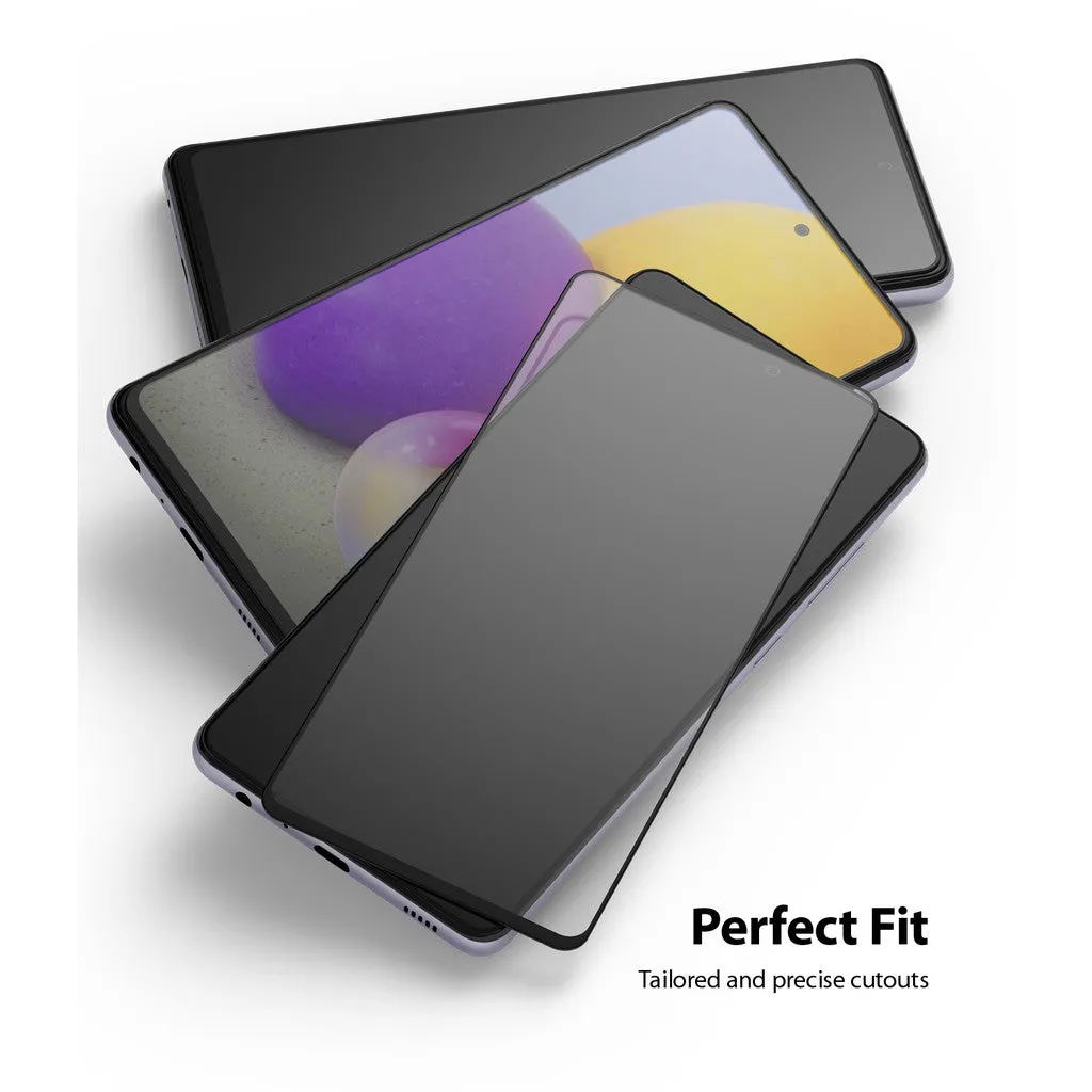Samsung Galaxy A72 4G Screen Protector| Invisible Defender Full Coverage| Black