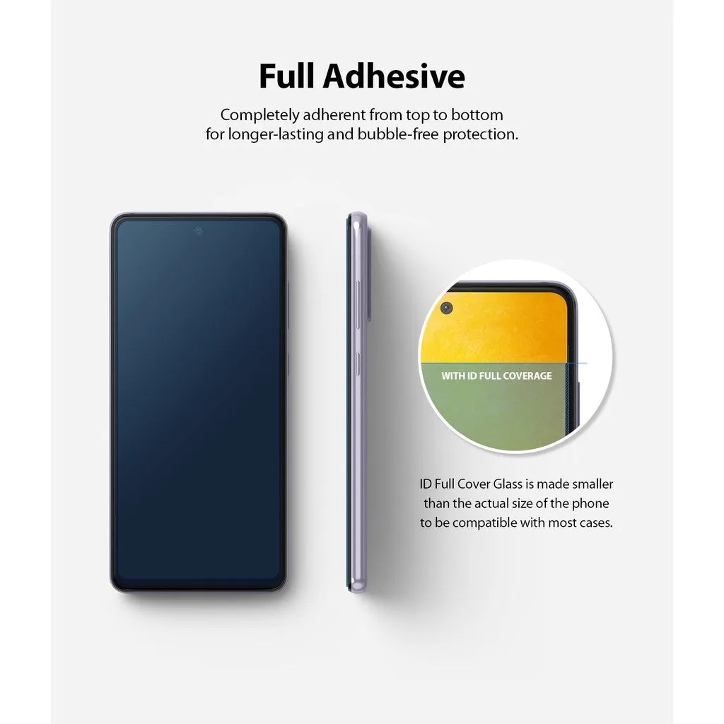 Samsung Galaxy A72 4G Screen Protector| Invisible Defender Full Coverage| Black