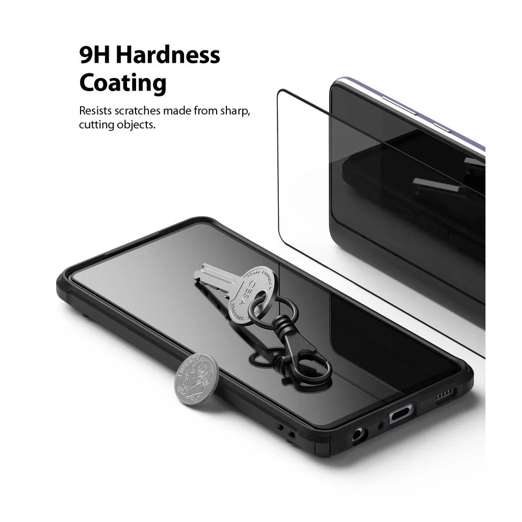 Samsung Galaxy A72 4G Screen Protector| Invisible Defender Full Coverage| Black