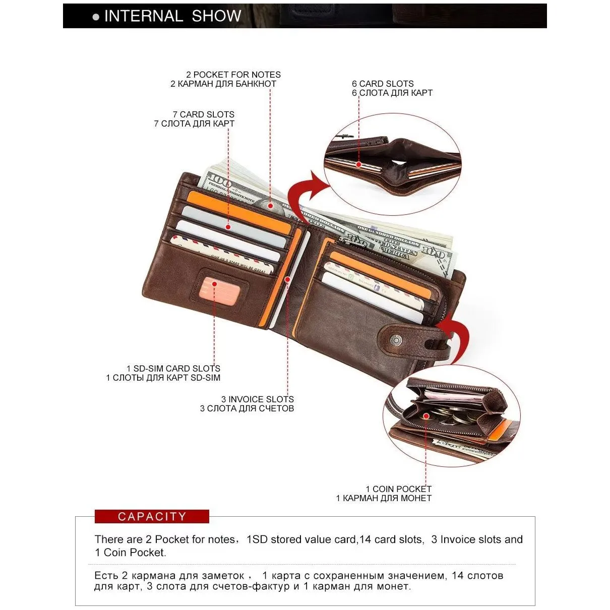 Serpatura Zip Wallet