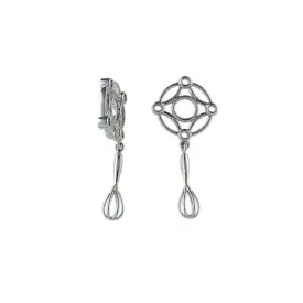 Silver Whisk Dangle Charm S277
