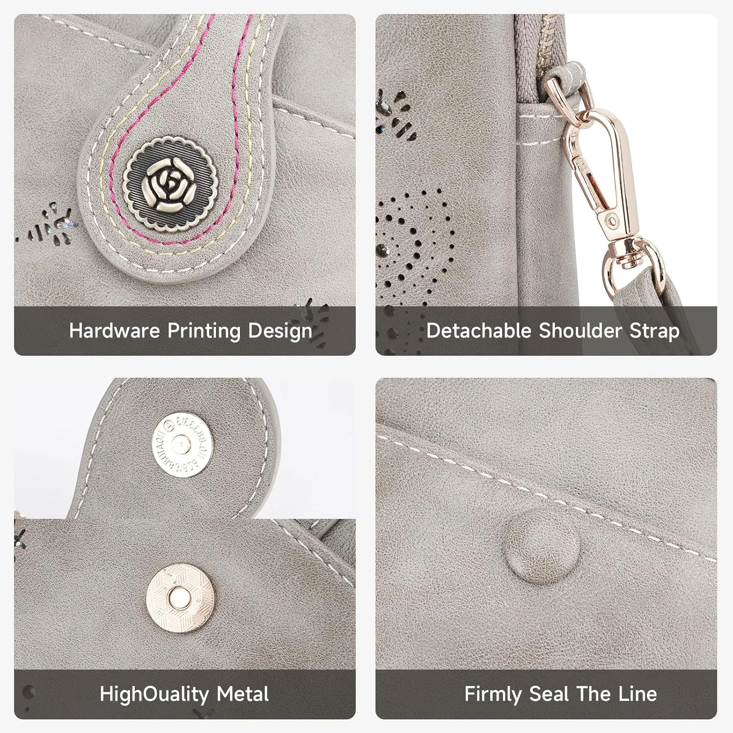 Small Crossbody Bags for Women, Lightweight Mini Cute Cell Phone Purse for Women with Tassel Shining Butterfly