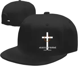 Snapback Hats for Men Flat Bill Brim Hats for Men Skeleton Skull Fitted Hat for Mens Black Baseball Hat Hip Hop 