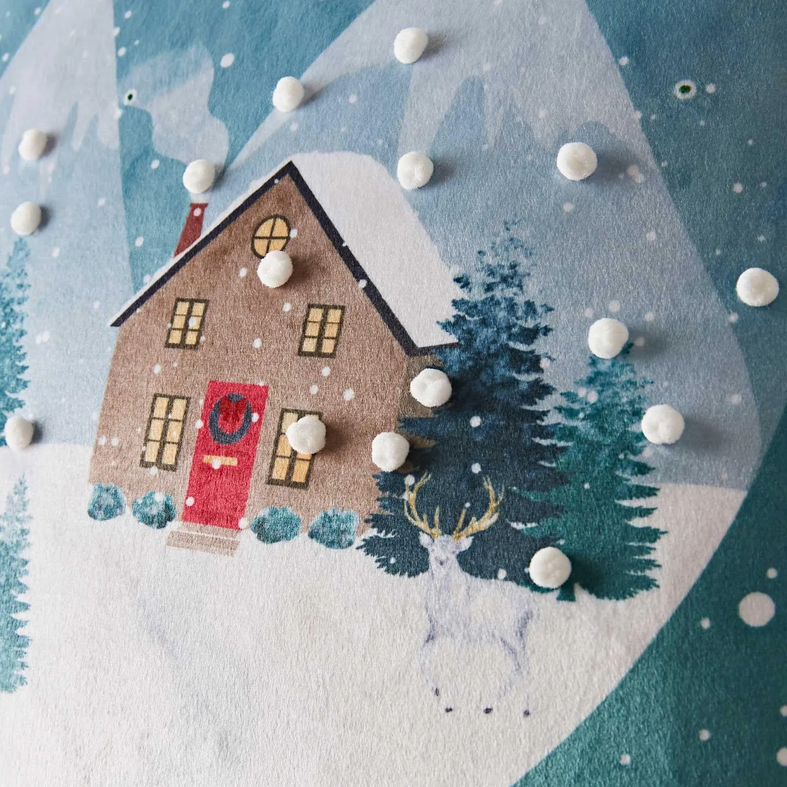 Snow Place Like Home Cushion