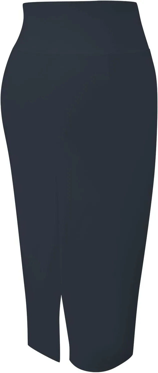 Tapata Women's Office Work Pencil Skirt Stretch High Waist Below Knee Bodycon for Business Casual