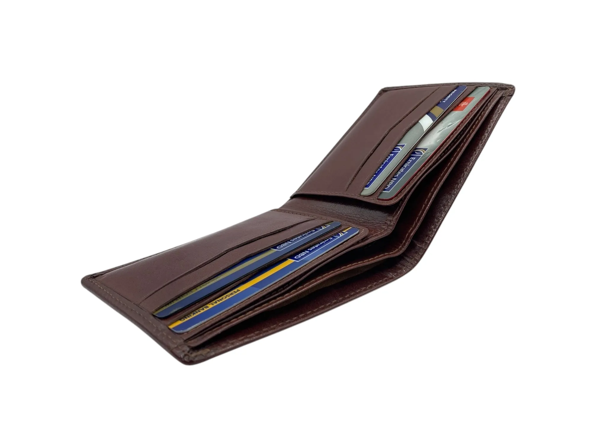 Top Grain Slim & Compact Leather  Billfold Wallet # 1587