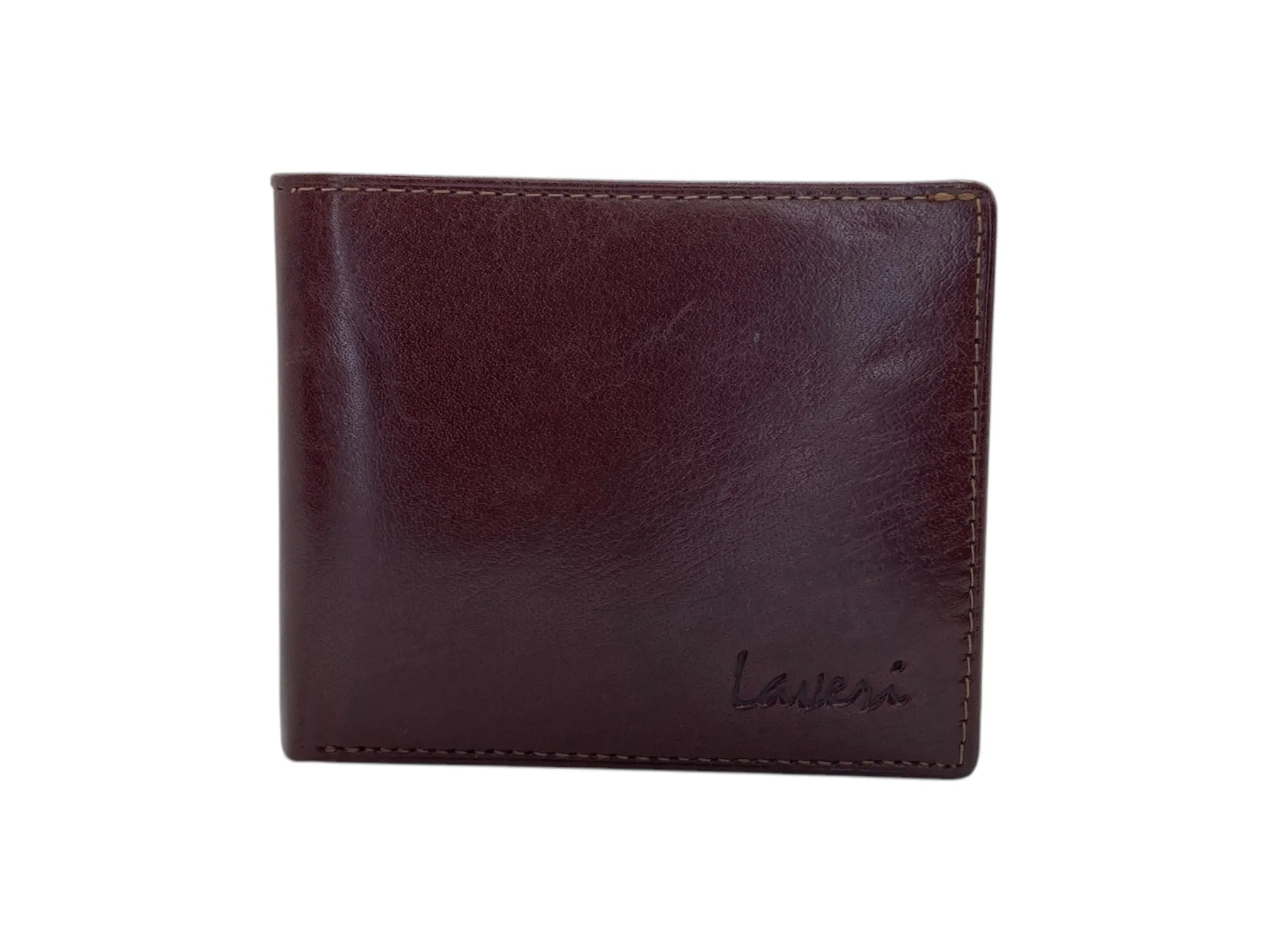 Top Grain Slim & Compact Leather  Billfold Wallet # 1587