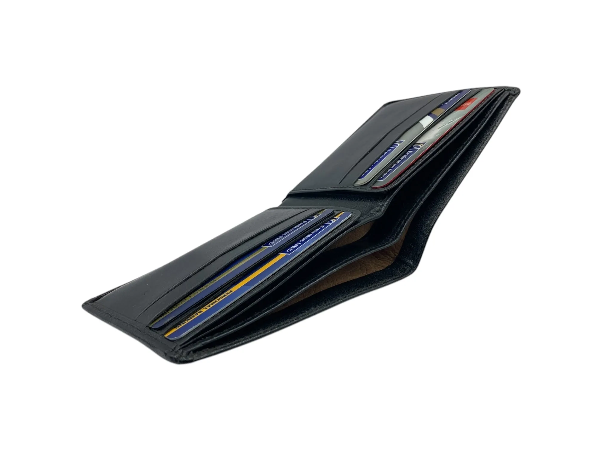 Top Grain Slim & Compact Leather  Billfold Wallet # 1587