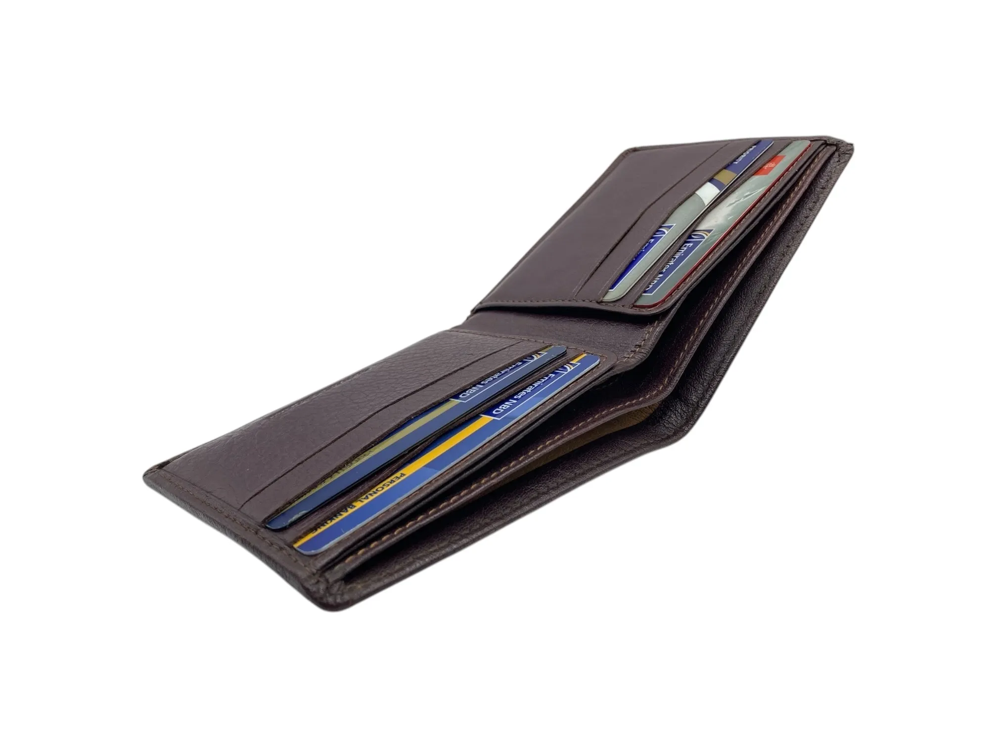 Top Grain Slim & Compact Leather  Billfold Wallet # 1587