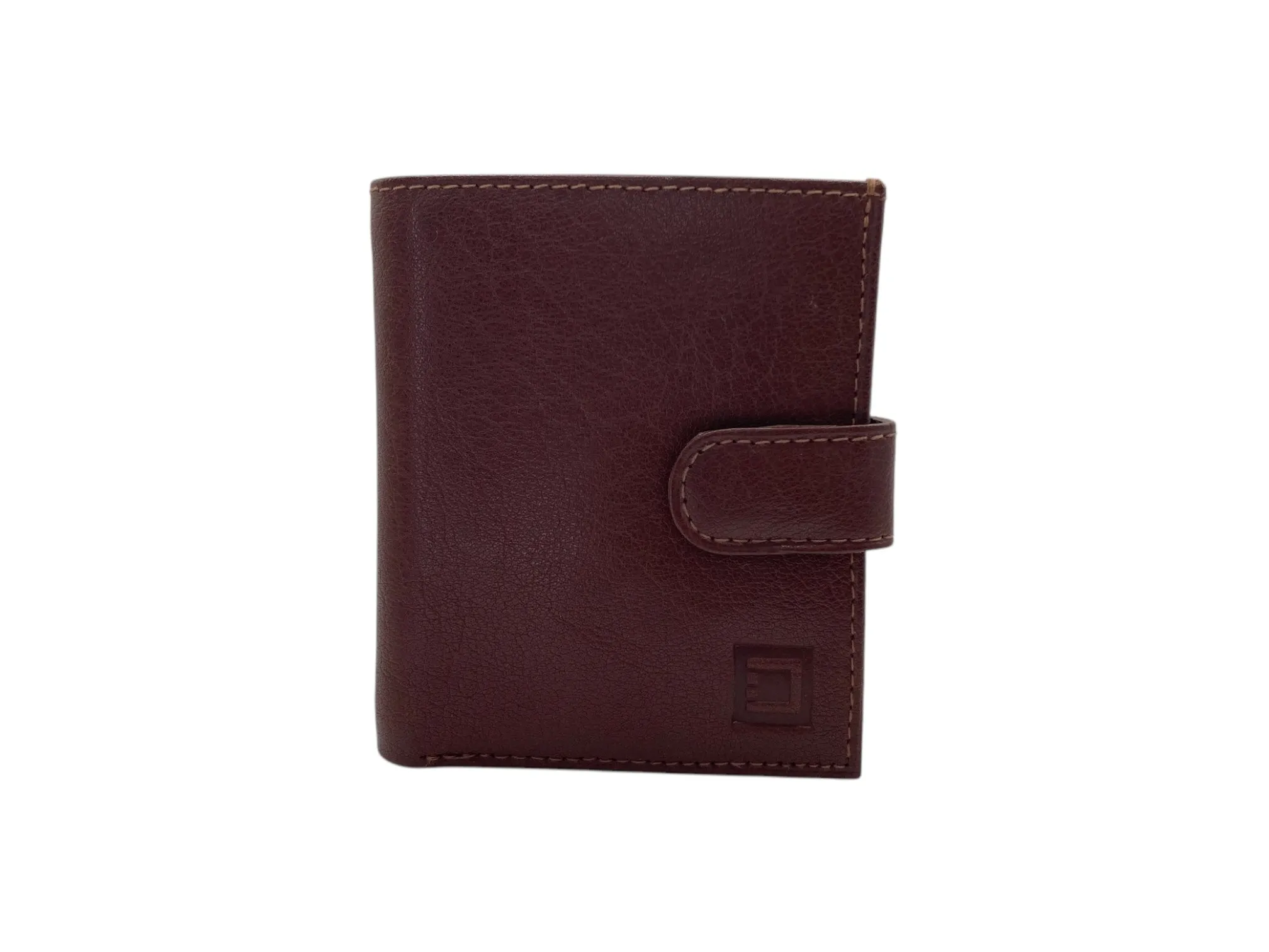 Top Grain Slim & Compact Leather  Billfold Wallet # 981C [LOOP]