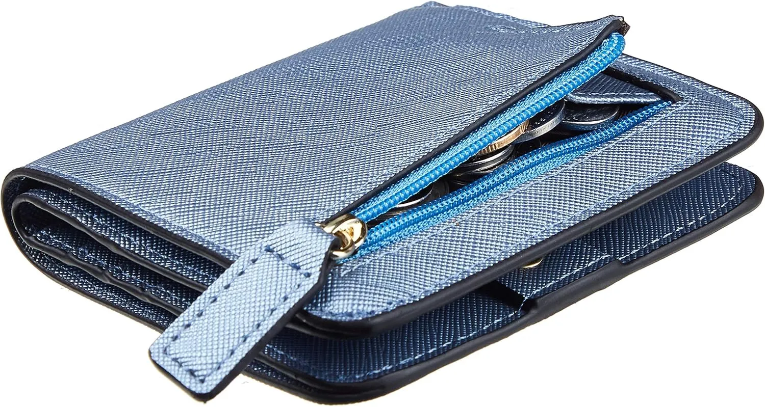 Toughergun Wallet Women Rfid Blocking Small Compact Bifold Luxury Leather Pocket Wallet Ladies Mini Purse with ID Window