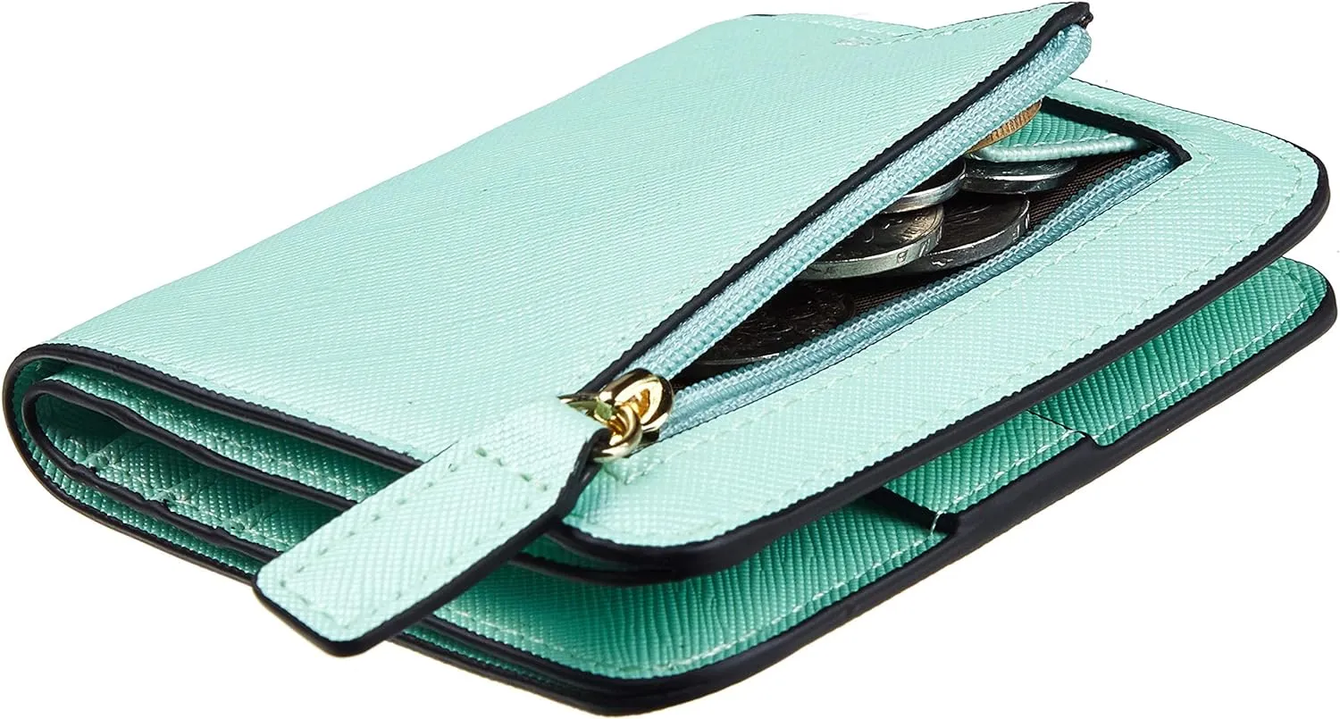 Toughergun Wallet Women Rfid Blocking Small Compact Bifold Luxury Leather Pocket Wallet Ladies Mini Purse with ID Window