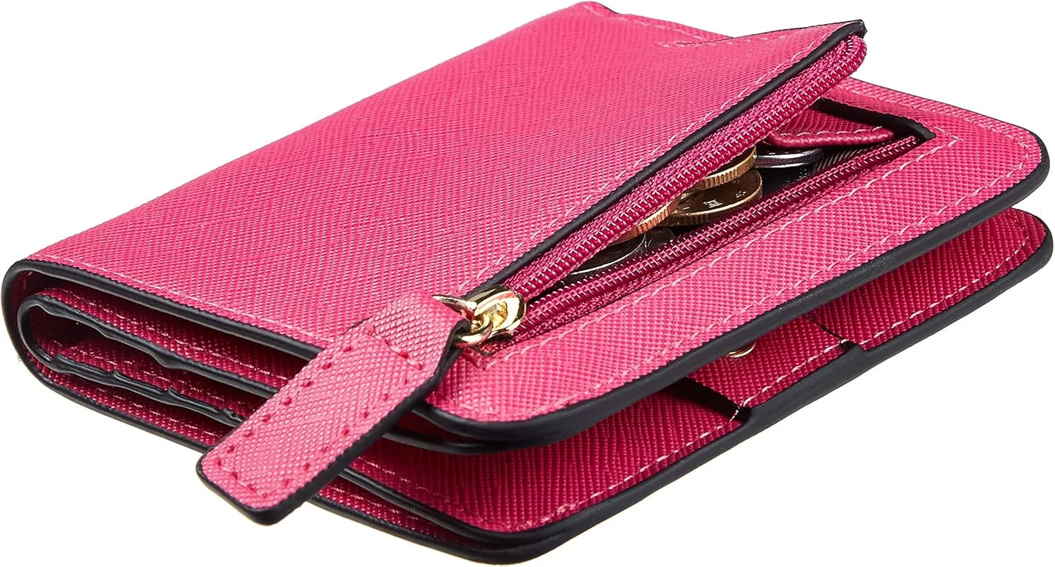 Toughergun Wallet Women Rfid Blocking Small Compact Bifold Luxury Leather Pocket Wallet Ladies Mini Purse with ID Window