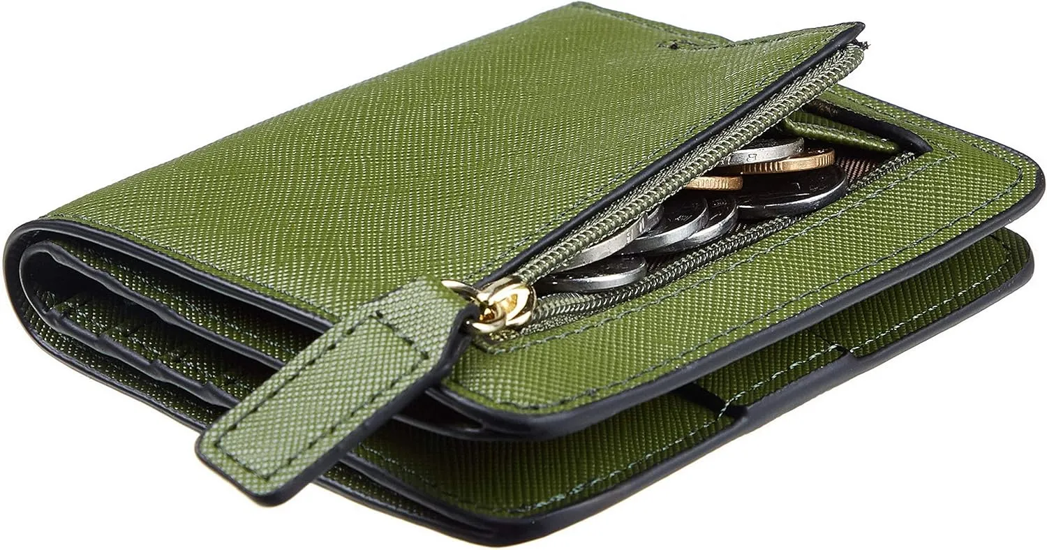 Toughergun Wallet Women Rfid Blocking Small Compact Bifold Luxury Leather Pocket Wallet Ladies Mini Purse with ID Window