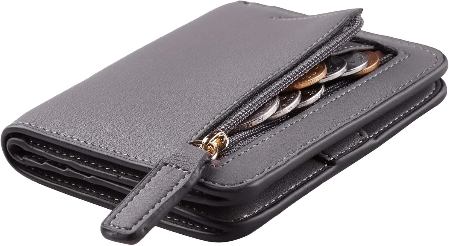 Toughergun Wallet Women Rfid Blocking Small Compact Bifold Luxury Leather Pocket Wallet Ladies Mini Purse with ID Window