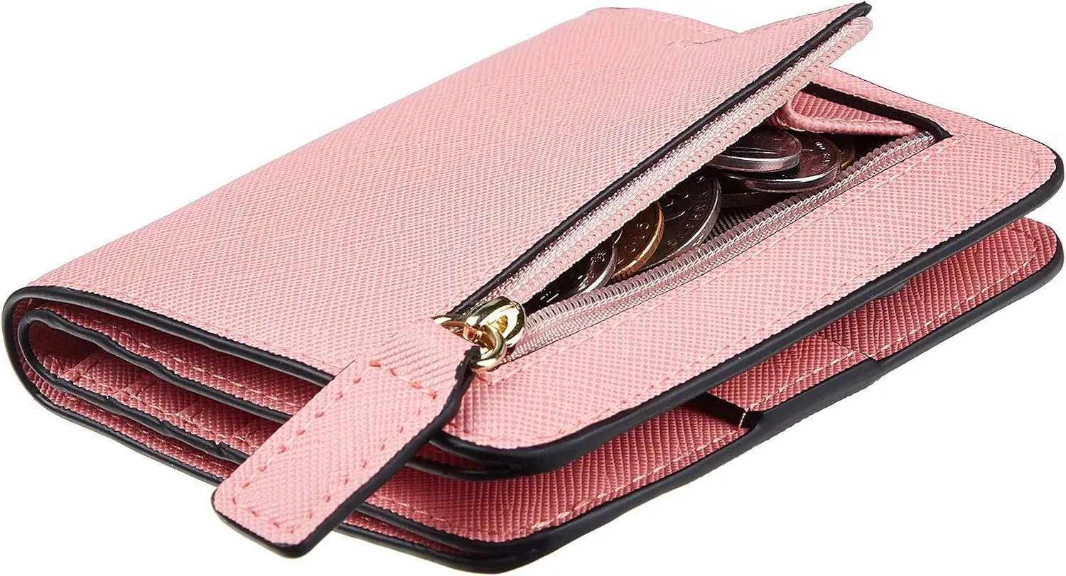 Toughergun Wallet Women Rfid Blocking Small Compact Bifold Luxury Leather Pocket Wallet Ladies Mini Purse with ID Window