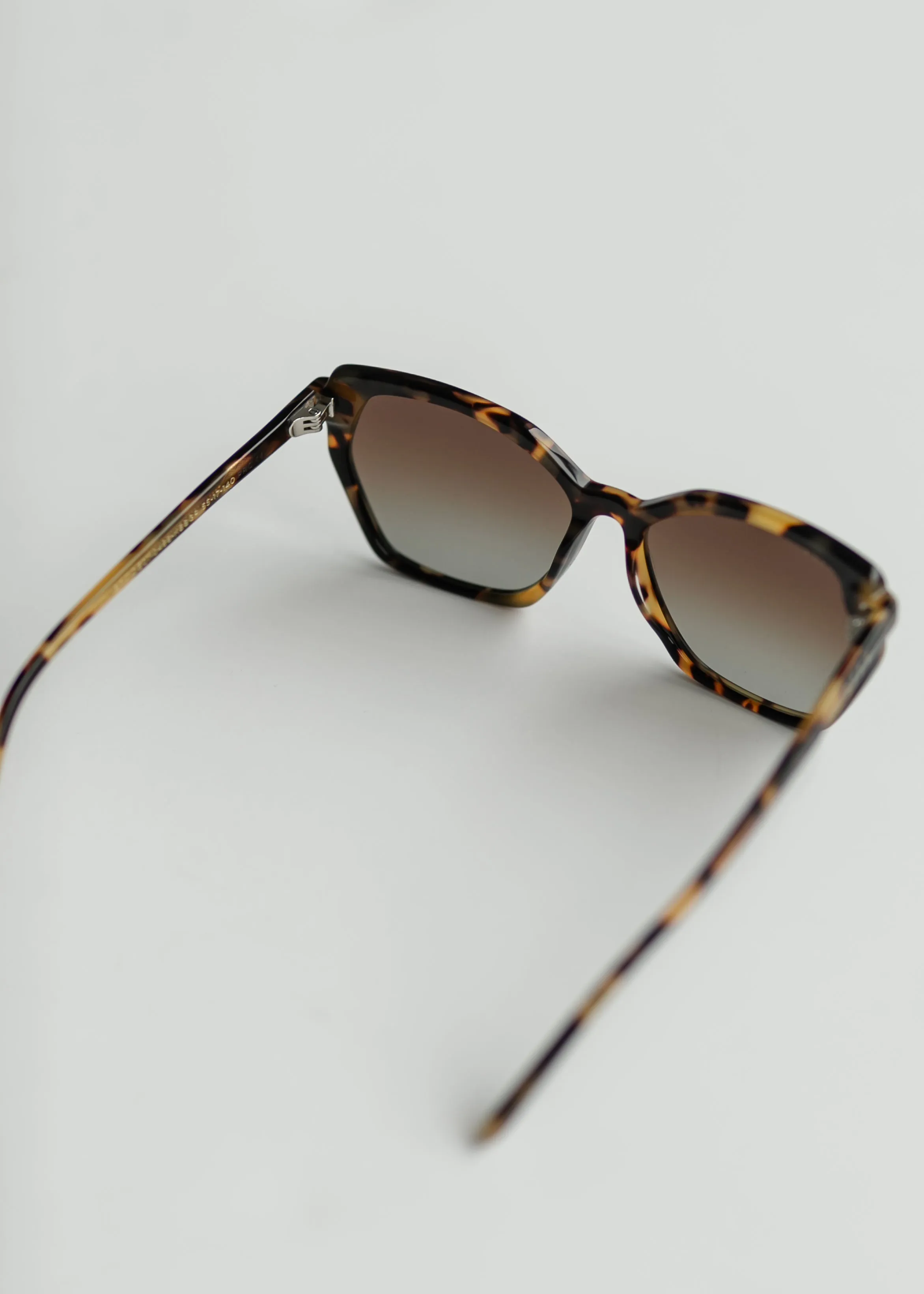Vera Kombu   Brown Gradient Polarized Sunglasses - FINAL SALE