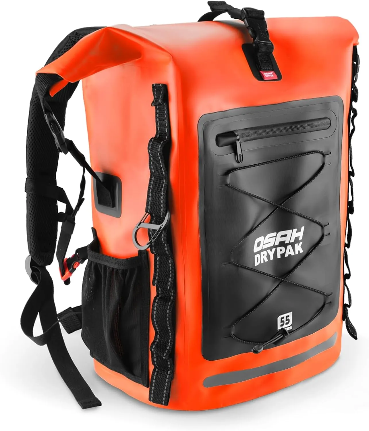 Waterproof Backpack Dry Bag 35L/55L  Heavy Duty Roll-Top Hiking Backpack Sack Keeps Gear Dry for Travel, Kayaking, Boating, Camping, Rafting and Fishing