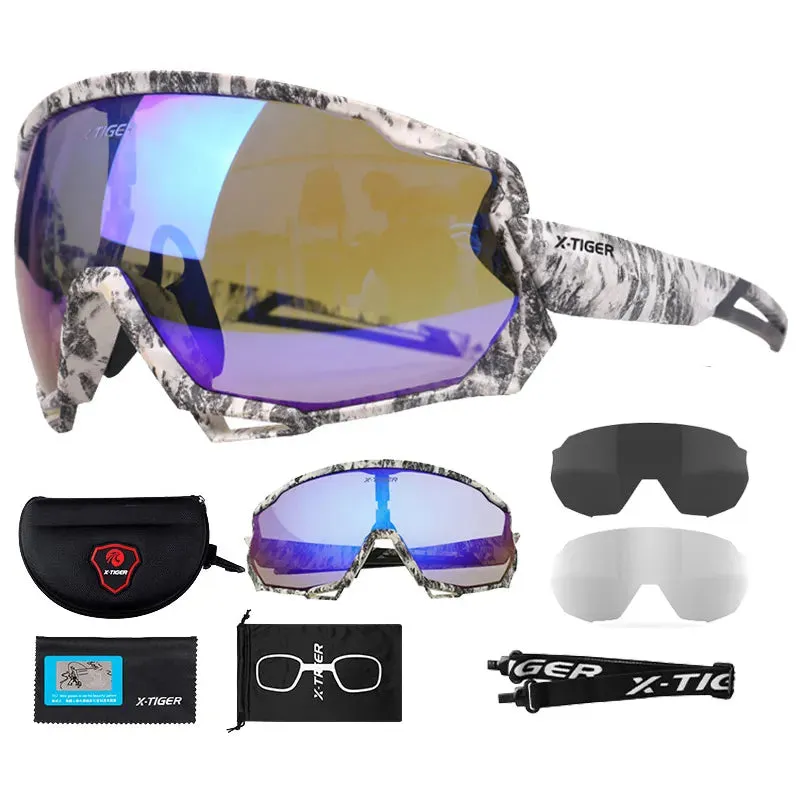 X-TIGER Cycling Glasses Outdoor Sunglasses Men Women Sport Eyewear UV400 Protection MTB Bike Bicycle Sport Eyewear Equipment