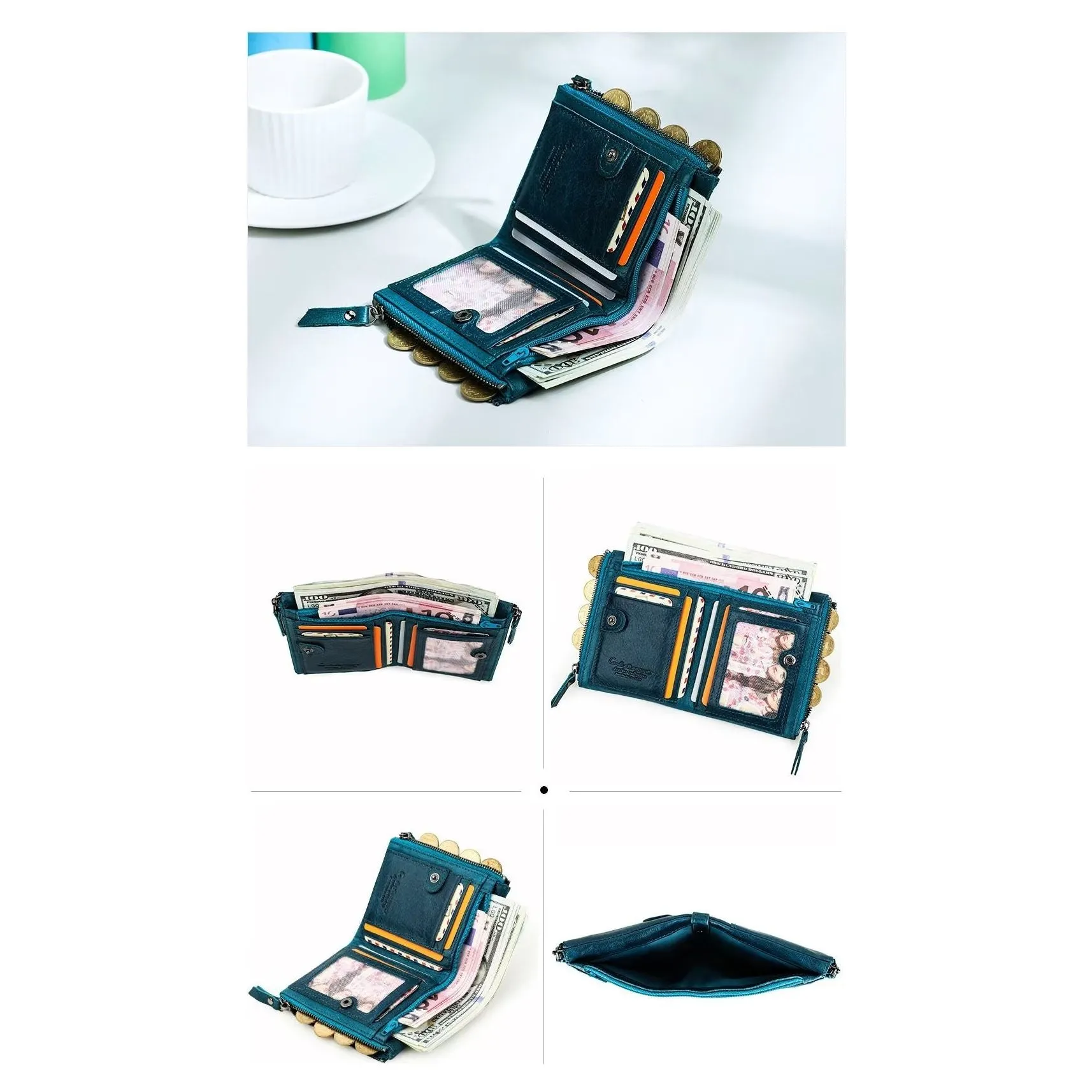 Zephyrique Wallet Zip Clutch